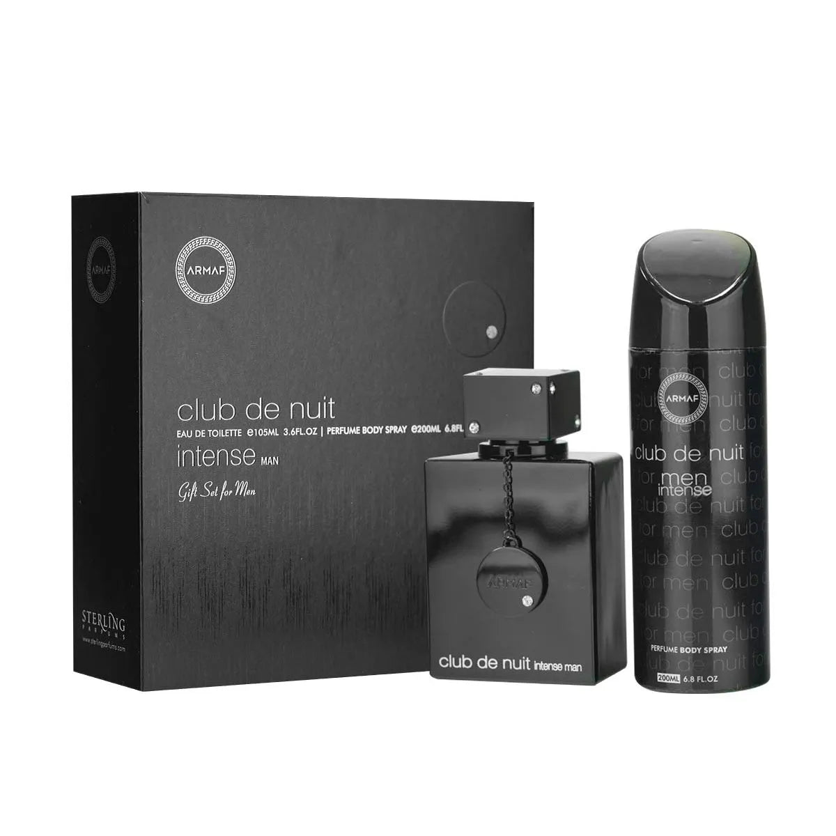 Armaf Club De Nuit Intense Man Eau de Toilette 200ml + Body Spray 200ml Parfum Homme Épicé Boisé - Afanaya